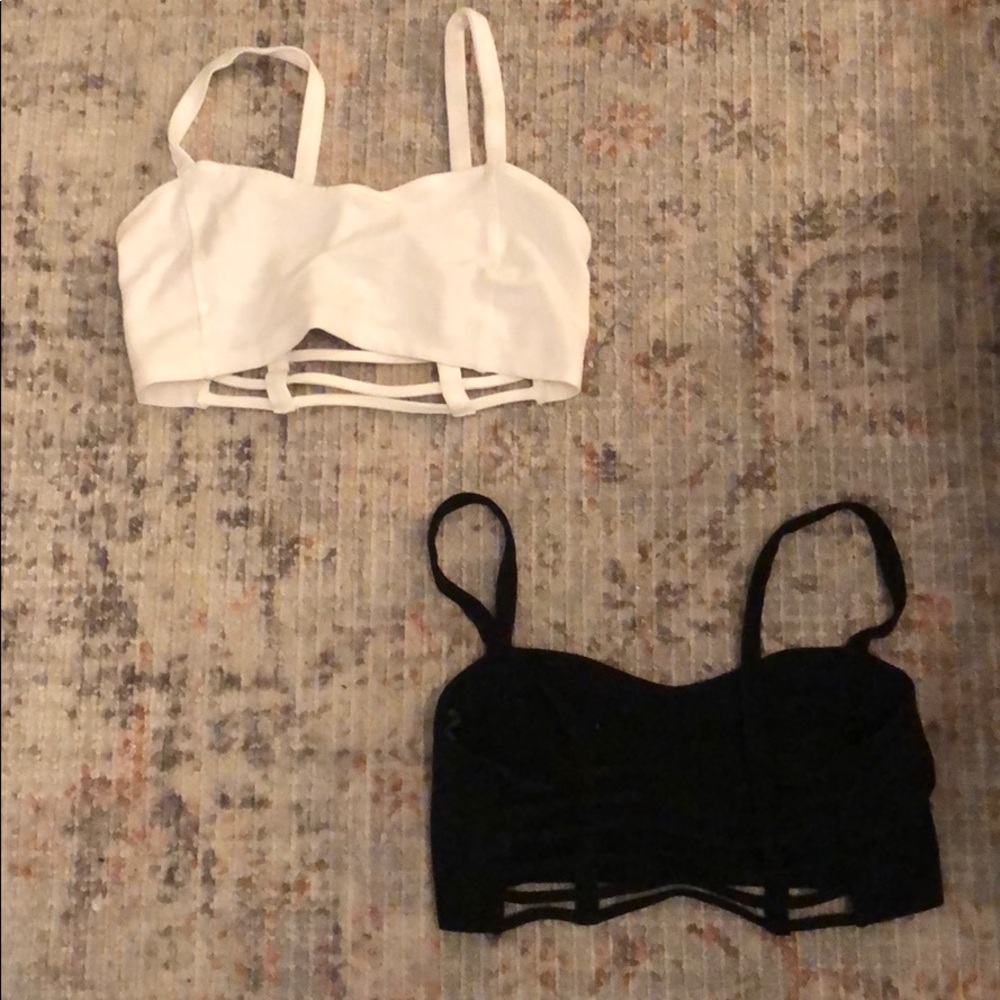 Ribbed back Brandy Melville Bras (2 for $10)